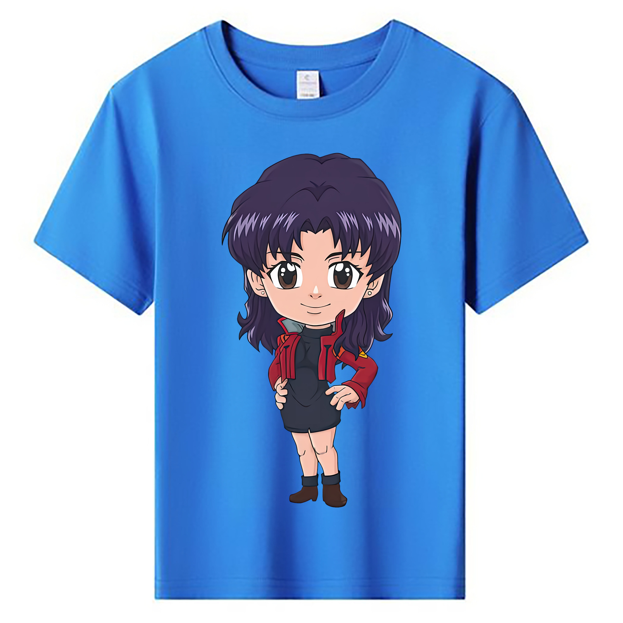 （画像用） EVA 新世紀エヴァンゲリオン 綿100％キッズTシャツ（フロントプリント）